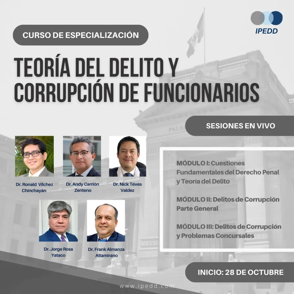 Agenda 1 teoria del delito y corrupcion de funcionarios