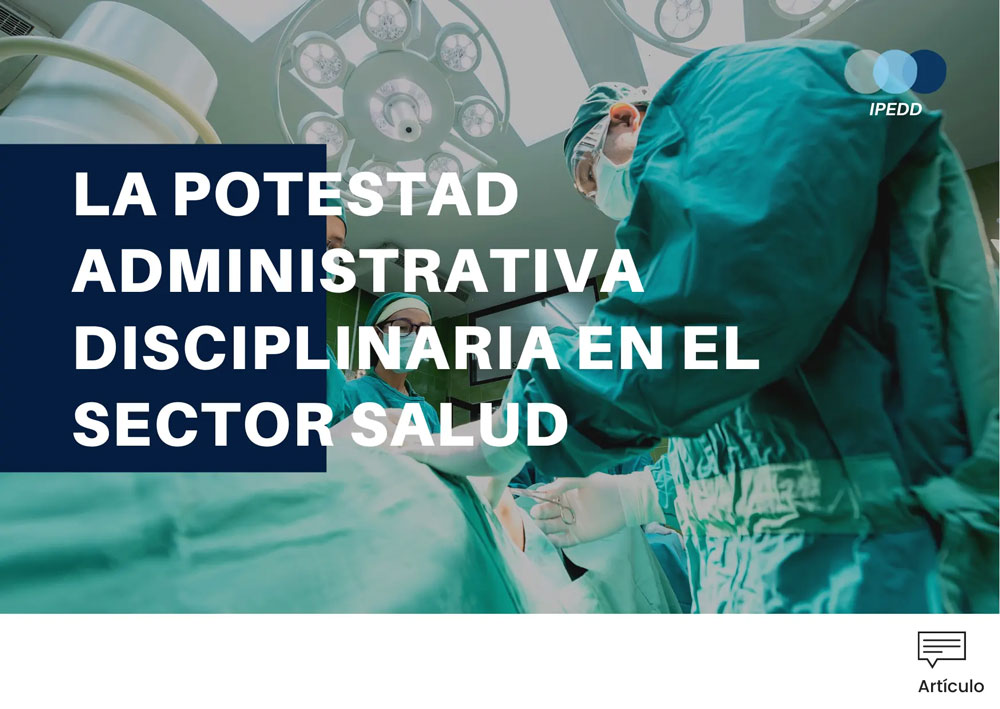 LA POTESTAD ADMINISTRATIVA DISCIPLINARIA EN EL SECTOR SALUD 7 salud